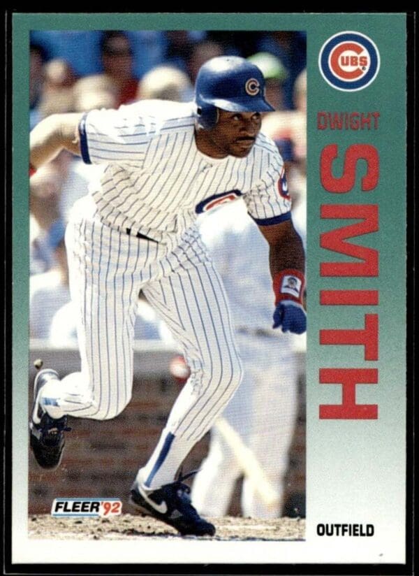 1992 Fleer Chicago Cubs #392 Dwight Smith