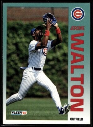 1992 Fleer Chicago Cubs #396 Jerome Walton