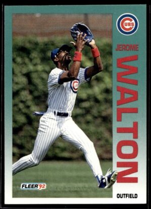 1992 Fleer Chicago Cubs #396 Jerome Walton