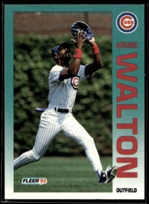1992 Fleer Chicago Cubs #396 Jerome Walton