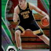 2021 Panini Prizm Draft Picks Iowa Hawkeyes #51 Luka Garza RC Rookie Green Prizm