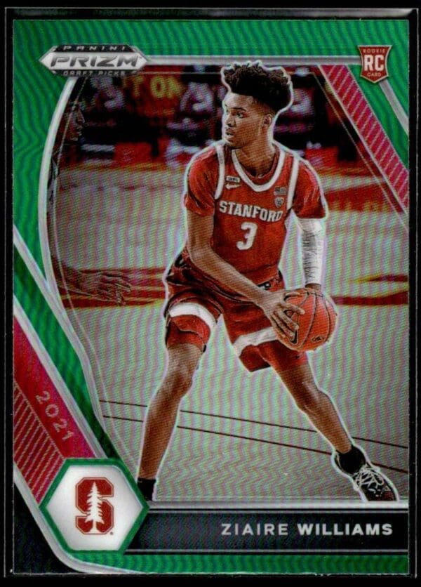 2021 Panini Prizm Draft Picks Memphis Grizzlies #15 Ziaire Williams RC Rookie