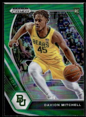 2021 Panini Prizm Draft Picks Baylor Bears #13 Davion Mitchell RC Rookie
