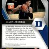 2021 Panini Prizm Draft Picks Duke Blue Devils #10 Jalen Johnson RC Purple Wave