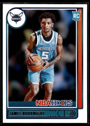2021 Hoops Charlotte Hornets #203 James Bouknight RC Rookie Red Back