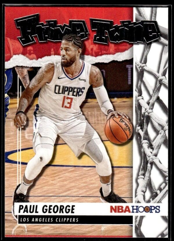 2021 Hoops Prime Twine Los Angeles Clippers #7 Paul George