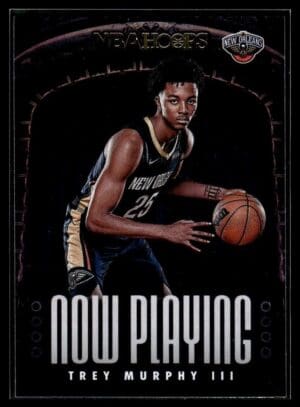2021 Hoops Now Playing New Orleans Pelicans #17 Trey Murphy III RC Rookie