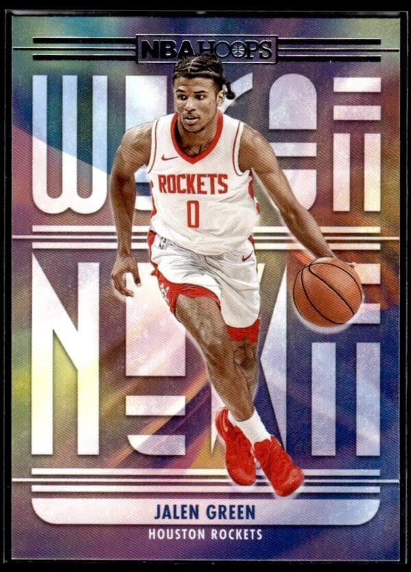 2021 Hoops We Got Next Houston Rockets #2 Jalen Green RC Rookie