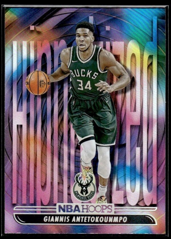 _10 2021 Hoops Hipnotized Milwaukee Bucks #1 Giannis Antetokounmpo