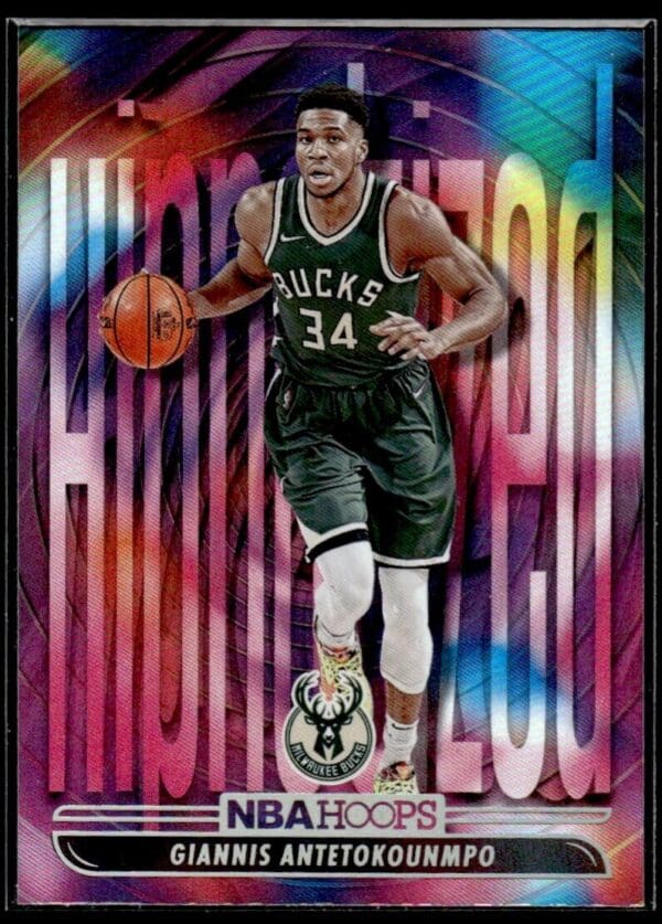 2021 Hoops Hipnotized Milwaukee Bucks #1 Giannis Antetokounmpo