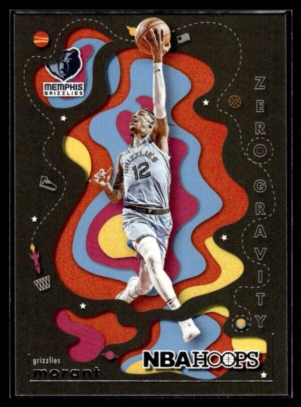 2021 Hoops Zero Gravity Memphis Grizzlies #19 Ja Morant