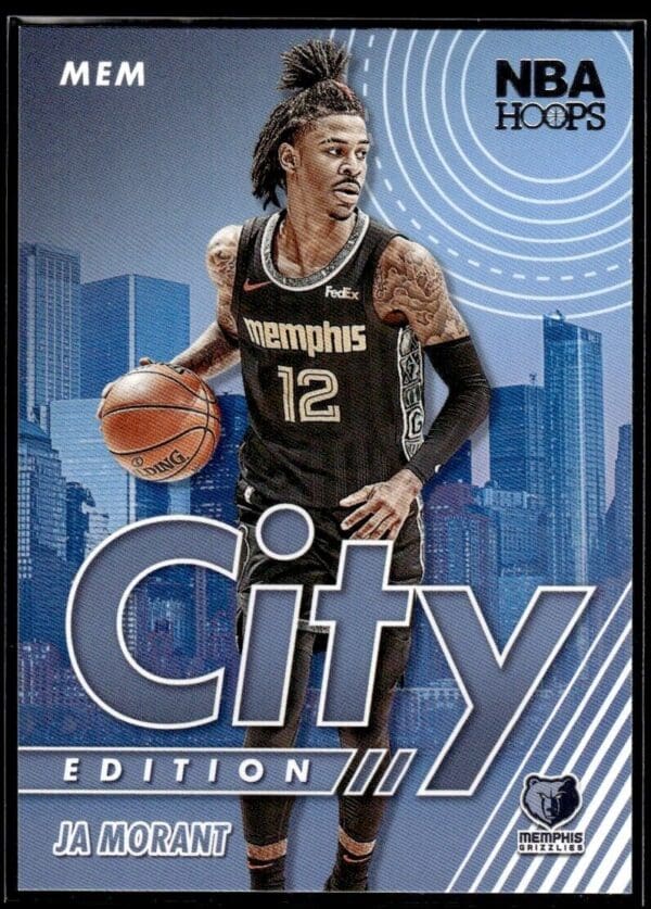 2021 Hoops City Edition Memphis Grizzlies #11 Ja Morant