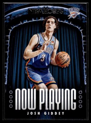 _10 2021 Hoops Now Playing Oklahoma City Thunder #6 Josh Giddey RC Rookie