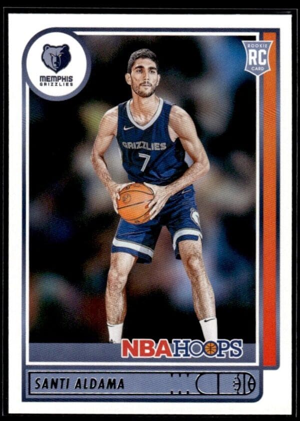 2021 NBA Hoops Memphis Grizzlies #207 Santi Aldama RC Rookie