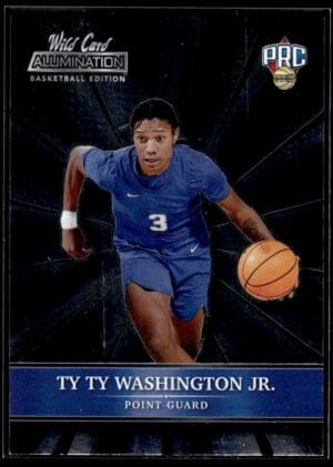 2021 Wild Card Alumination  #ABC-74 TyTy Washington
