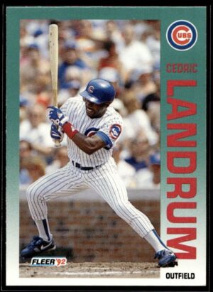 1992 Fleer Chicago Cubs #385 Cedric Landrum