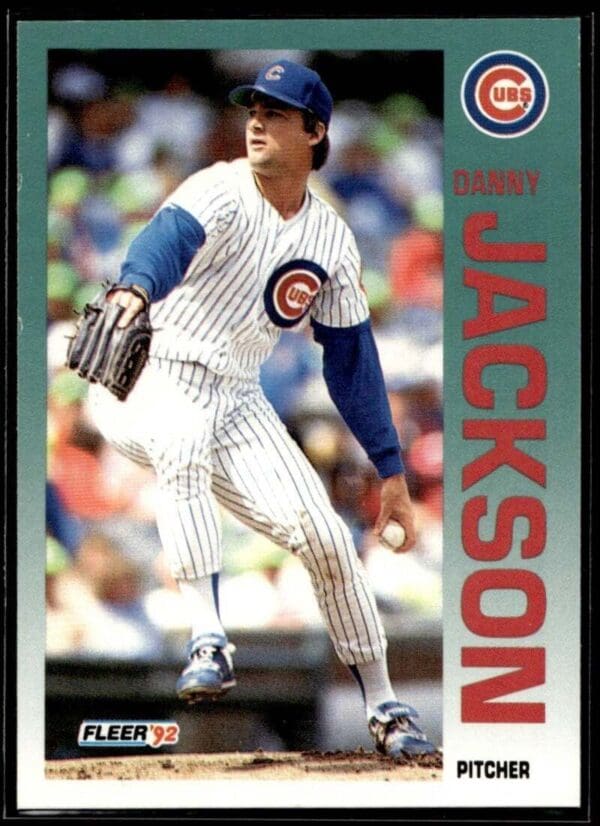_10 1992 Fleer Chicago Cubs #383 Danny Jackson