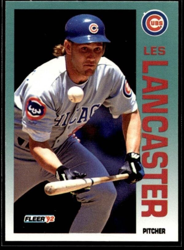 _10 1992 Fleer Chicago Cubs #384 Les Lancaster