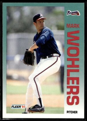 _10 1992 Fleer Atlanta Braves #374 Mark Wohlers