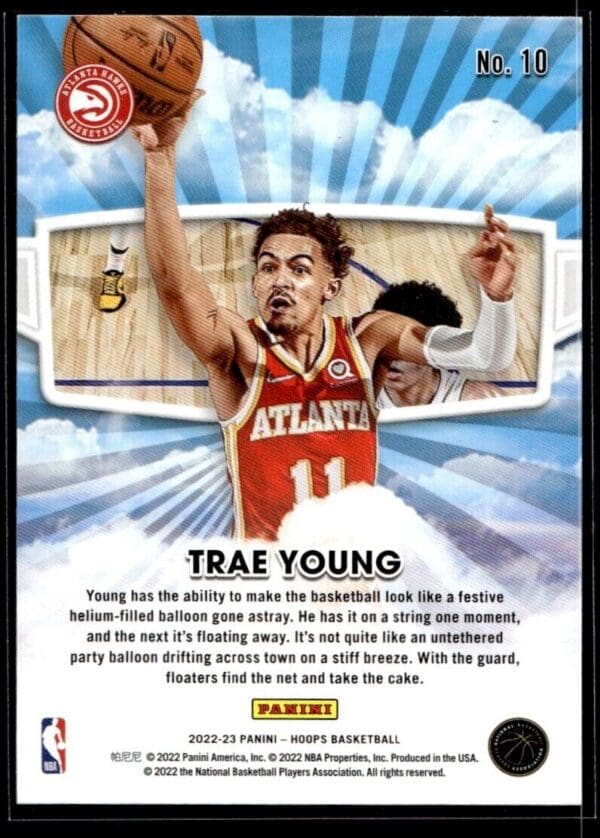 2022 Hoops Skyview Atlanta Hawks #10 Trae Young