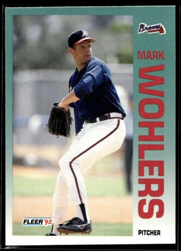 1992 Fleer Atlanta Braves #374 Mark Wohlers