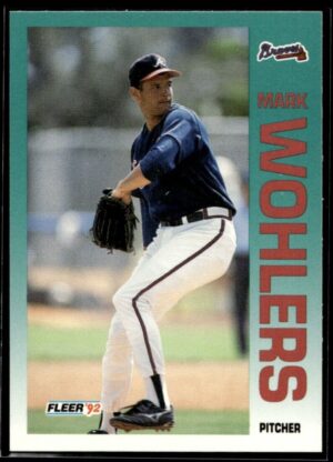 _10 1992 Fleer Atlanta Braves #374 Mark Wohlers