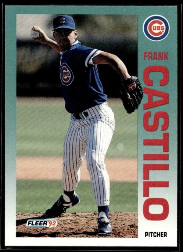 _10 1992 Fleer Chicago Cubs #378 Frank Castillo