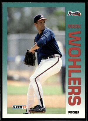 _10 1992 Fleer Atlanta Braves #374 Mark Wohlers