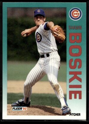 _10 1992 Fleer Chicago Cubs #377 Shawn Boskie