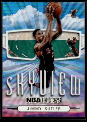 _10 2022 NBA Hoops Skyview Miami Heat #21 Jimmy Butler Holo