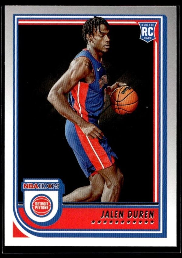 2022 NBA Hoops Detroit Pistons #243 Jalen Duren RC Rookie