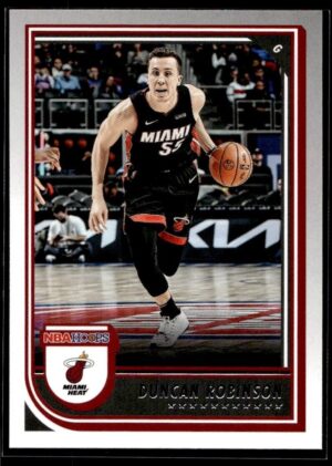 2022 NBA Hoops Miami Heat #98 Duncan Robinson