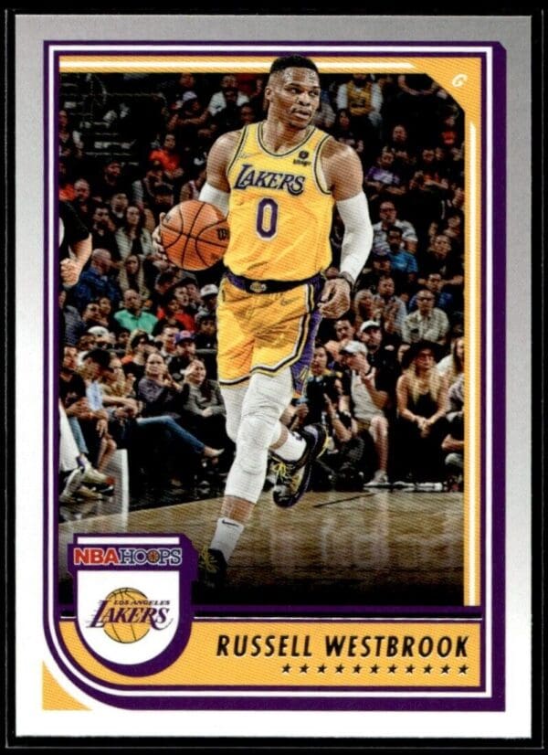 2022 Hoops Los Angeles Lakers #172 Russell Westbrook