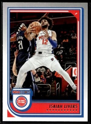 _10 2022 Hoops Detroit Pistons #65 Isaiah Livers