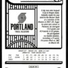 2022 NBA Hoops Portland Trail Blazers #212 Drew Eubanks