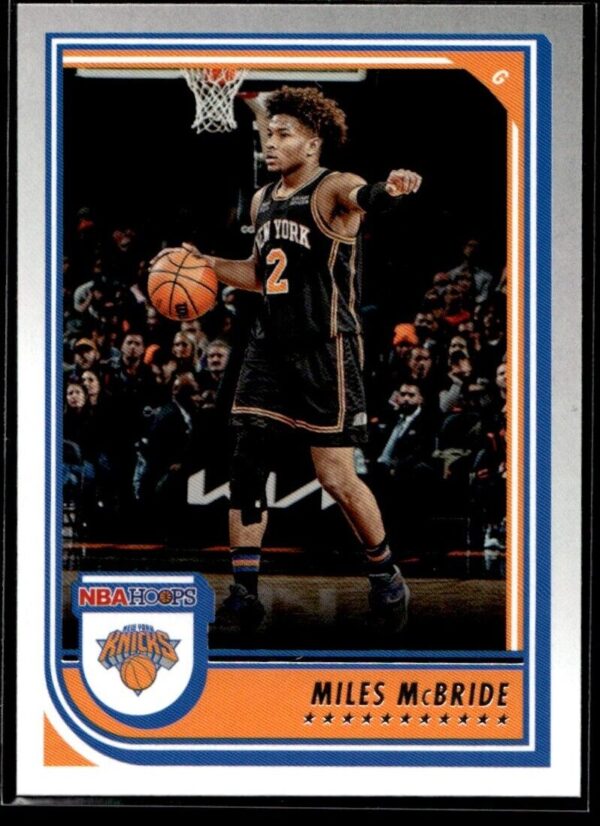 _10 2022 Hoops New York Knicks #27 Miles McBride