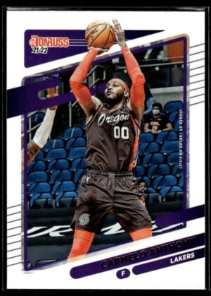 _10 2021 Donruss Los Angeles Lakers #103 Carmelo Anthony