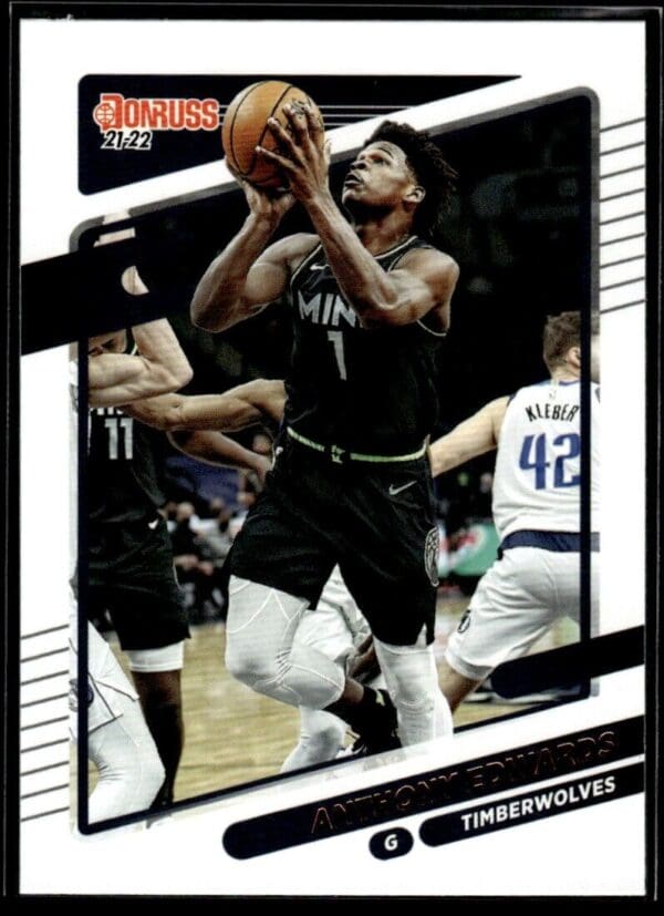 2021 Donruss Minnesota Timberwolves #175 Anthony Edwards