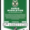 2021 Donruss Milwaukee Bucks #199 Khris Middleton