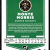 2021 Donruss Denver Nuggets #63 Monte Morris