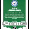 2021 Donruss Philadelphia 76ers #5 Ben Simmons