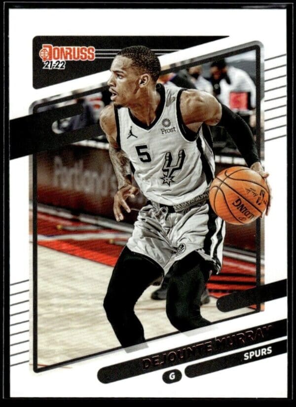 _10 2021 Donruss San Antonio Spurs #157 Dejounte Murray