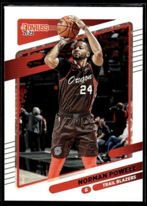 _10 2021 Donruss Portland Trail Blazers #102 Norman Powell