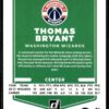 2021 Donruss Washington Wizards #7 Thomas Bryant