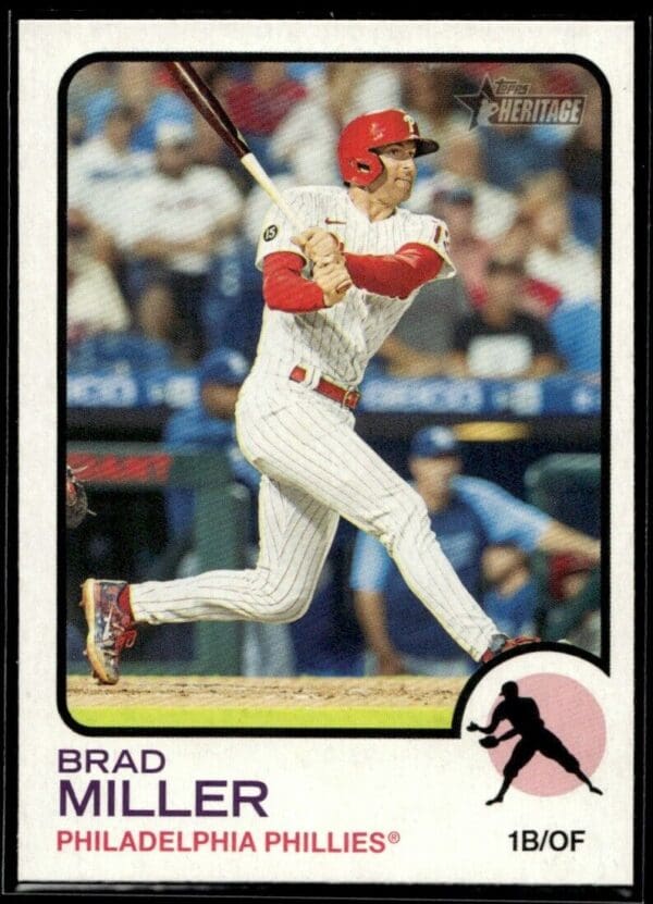 2022 Topps Heritage Brad Miller Philadelphia Phillies #108