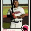 2022 Topps Heritage Jose Ramirez Cleveland Guardians #242