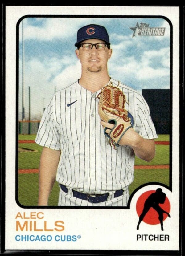 _10 2022 Topps Heritage Alec Mills Chicago Cubs #263