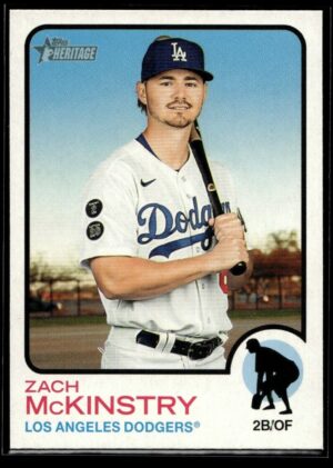 _10 2022 Topps Heritage Zach McKinstry Los Angeles Dodgers #222