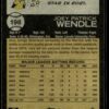 2022 Topps Heritage Joey Wendle Miami Marlins #198
