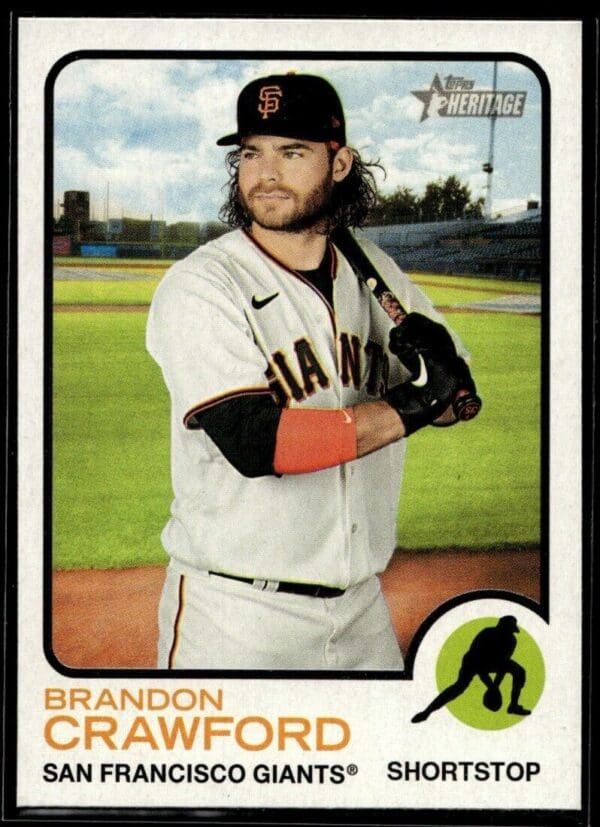 2022 Topps Heritage Brandon Crawford San Francisco Giants #95
